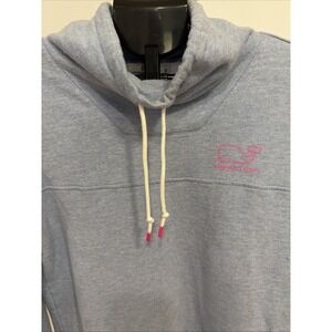 Vineyard Vines womans Blue sweatshirt with‎ cowl neck sz Small